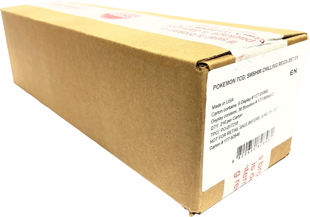 Chilling Reign Sealed Booster Box Case (6 Booster Boxes)