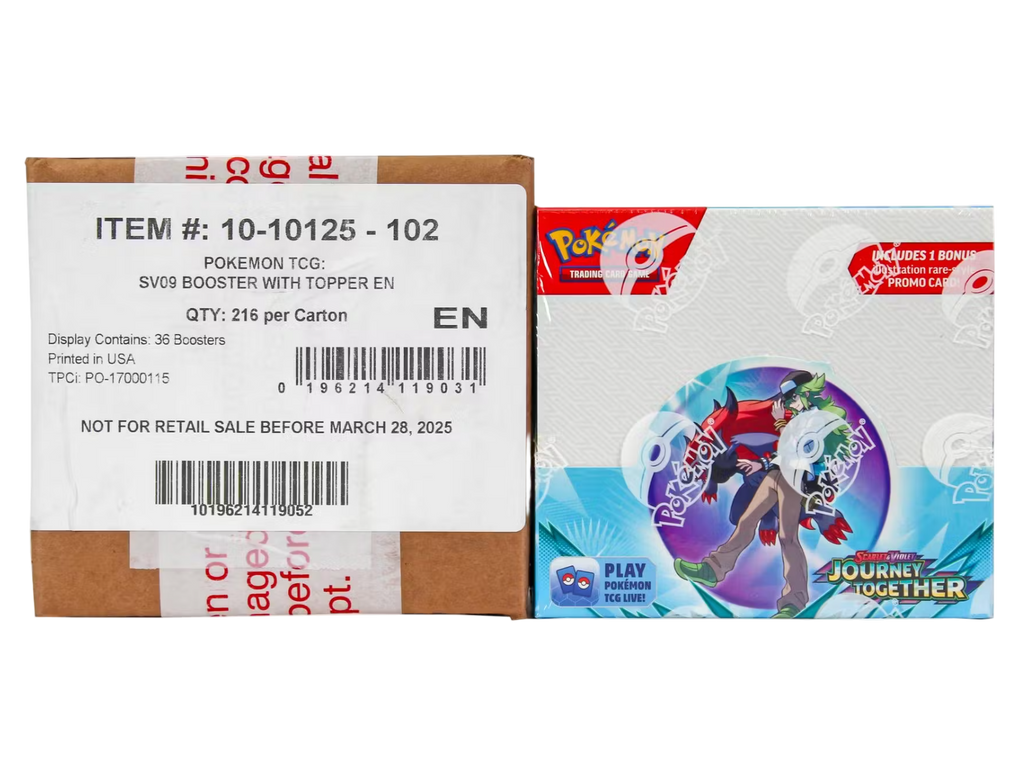 Journey Together Enhanced Sealed Booster Box Case (6 Booster Boxes)