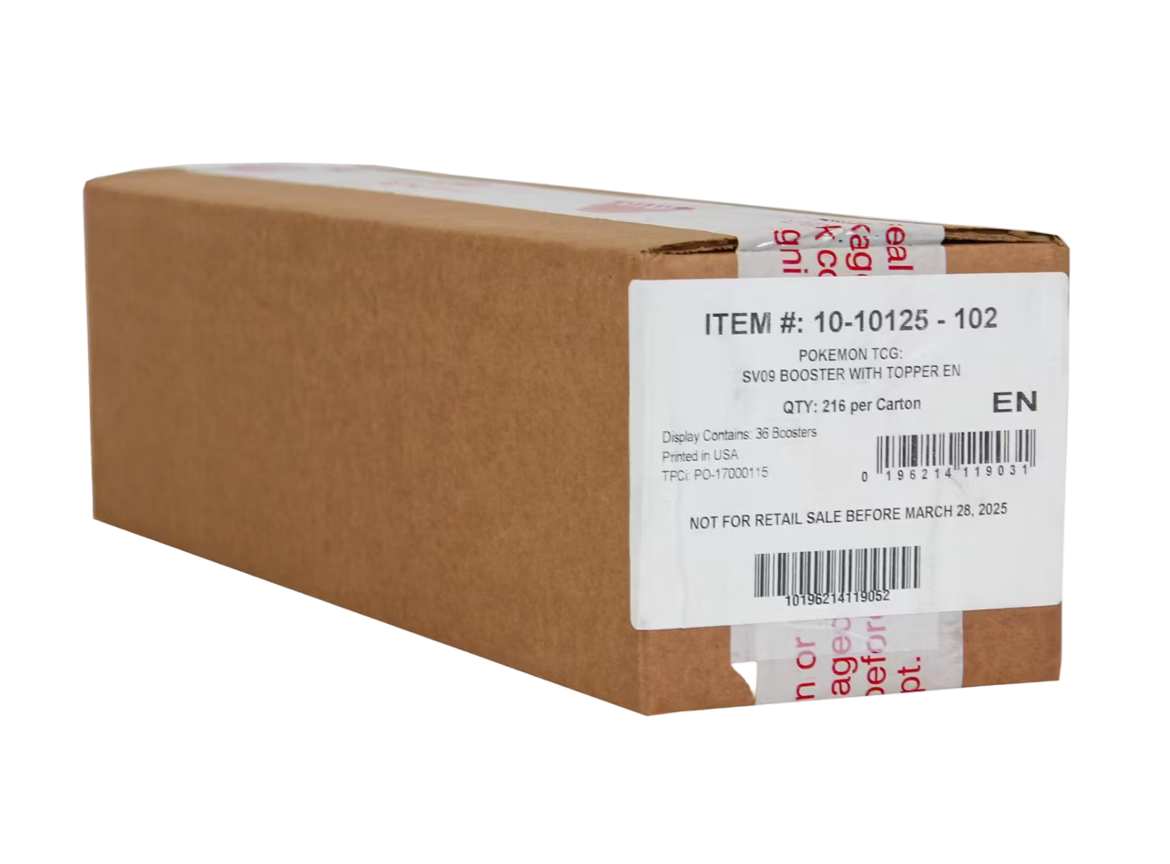 Journey Together Enhanced Sealed Booster Box Case (6 Booster Boxes)