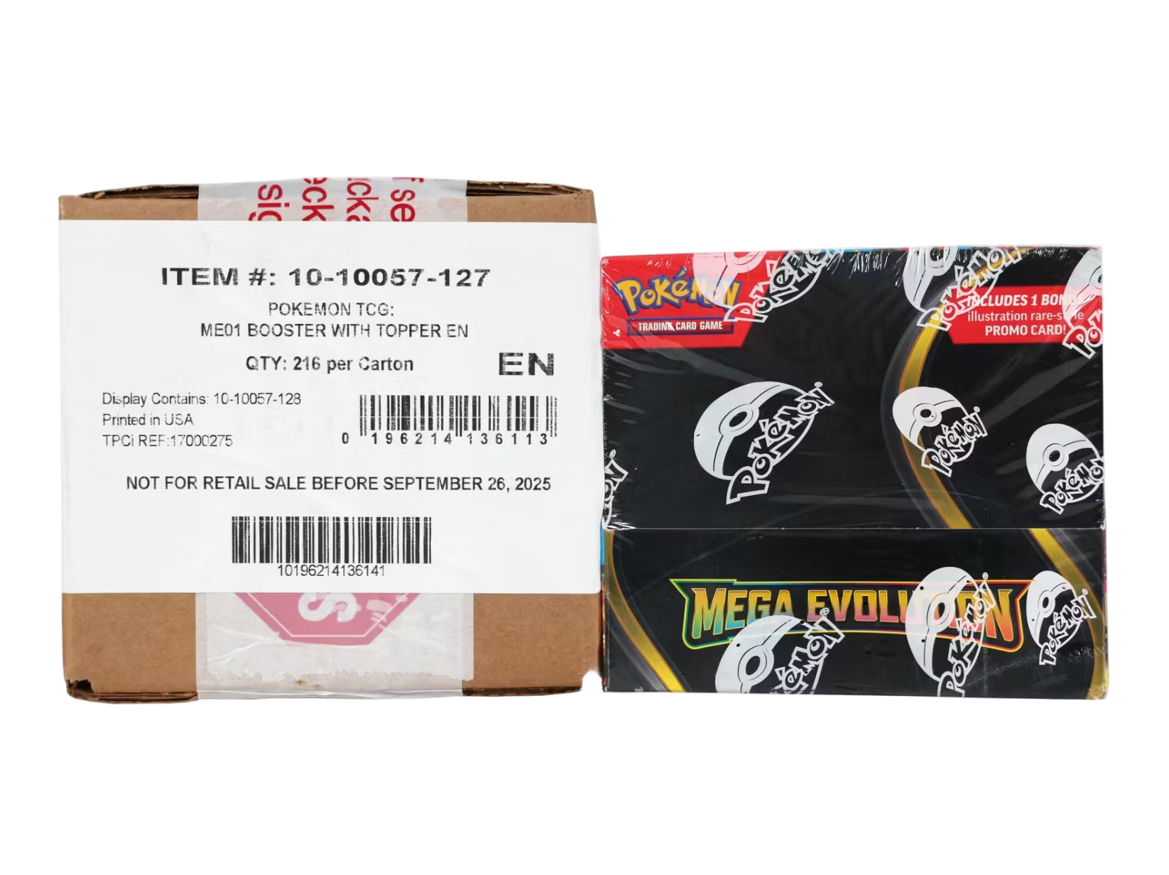 Mega Evolutions Enhanced Sealed Booster Box Case (6 Booster Boxes)