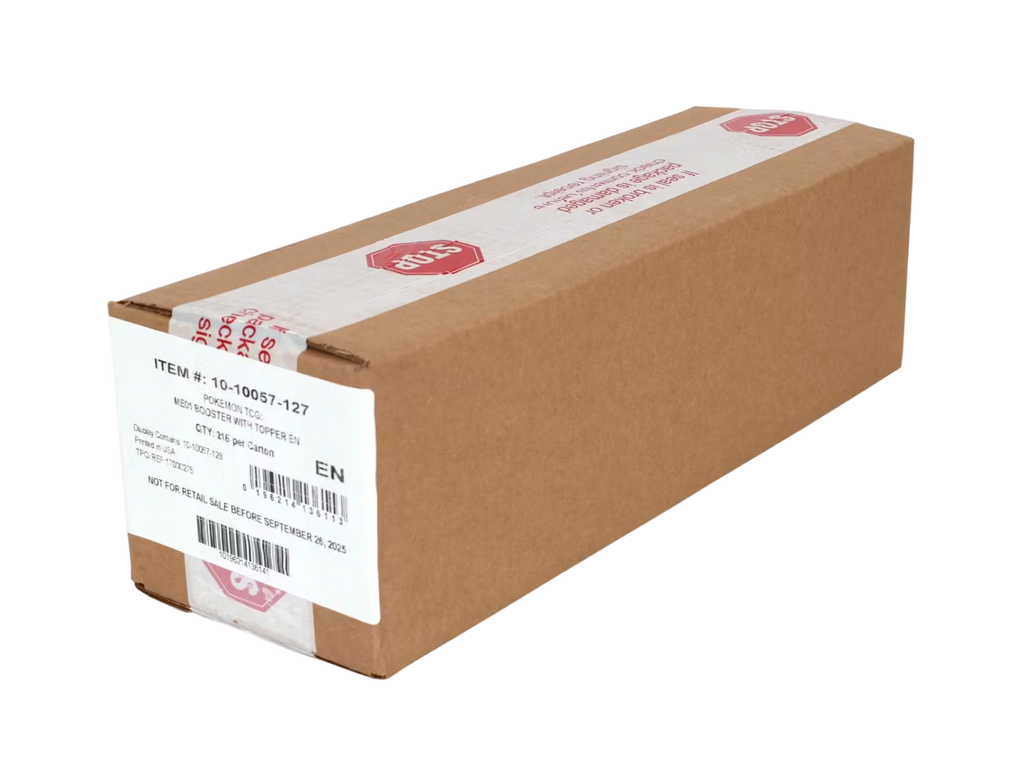 Mega Evolutions Enhanced Sealed Booster Box Case (6 Booster Boxes)