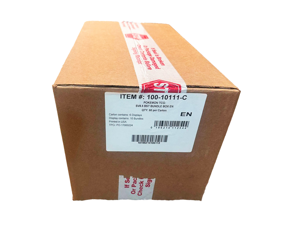 Prismatic Evolutions Booster Bundle Display Sealed Master Case (6 sets inside)