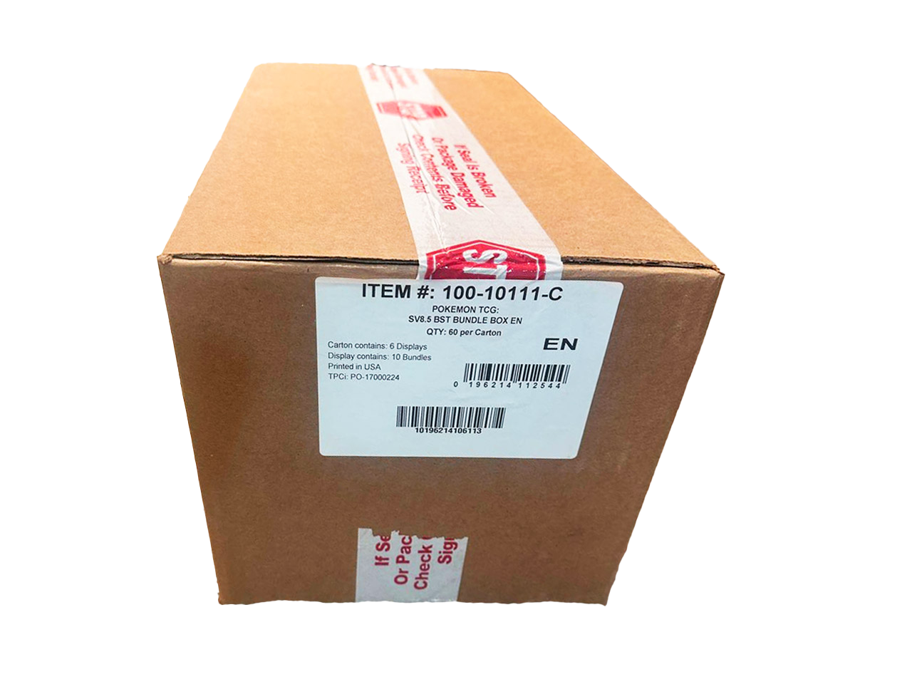 Prismatic Evolutions Booster Bundle Display Sealed Master Case (6 sets inside)