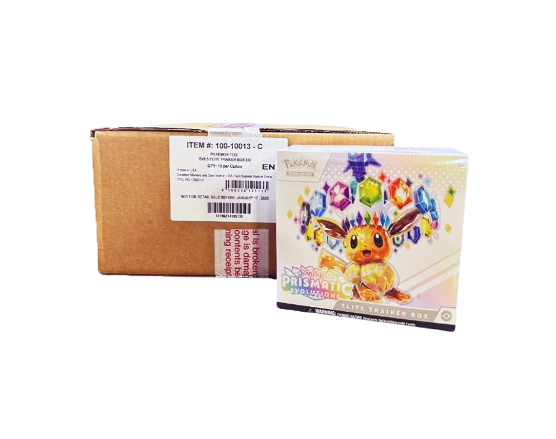 Prismatic Evolutions ETB Sealed Case (10 ETB)