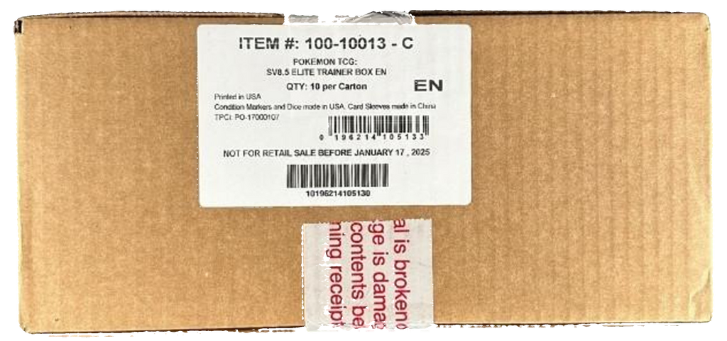 Prismatic Evolutions ETB Sealed Case (10 ETB)