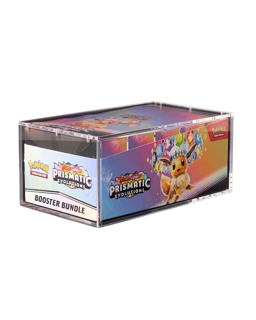 Prismatic Evolution Booster Bundle Display Case
