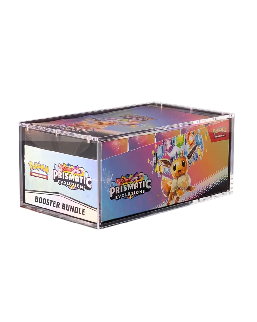 Prismatic Evolution Booster Bundle Display Case