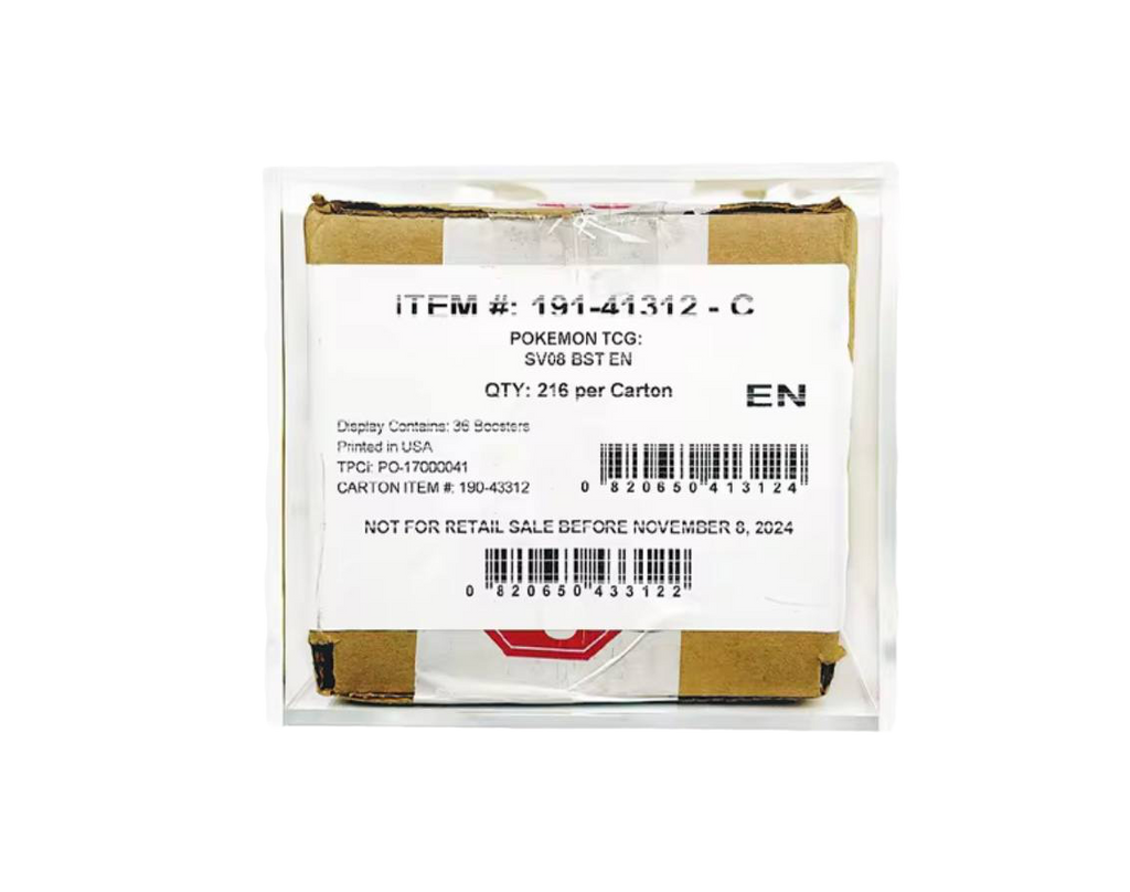 Whole Booster Box Acrylic Case