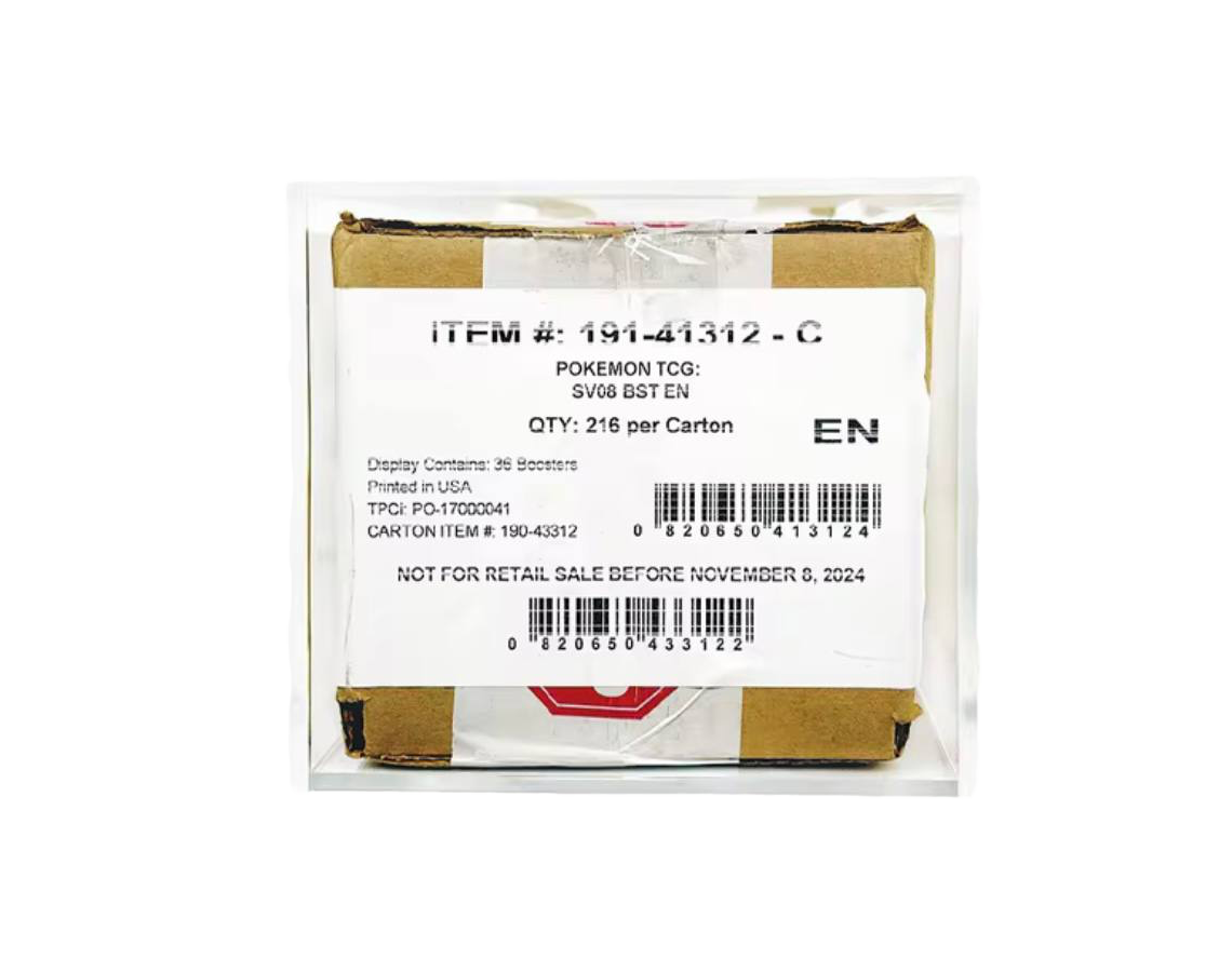 Whole Booster Box Acrylic Case